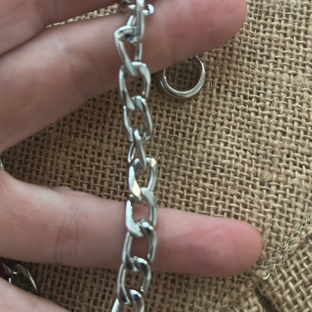 Purse strap/chain with clips on each end.. - Picture 6 of 6